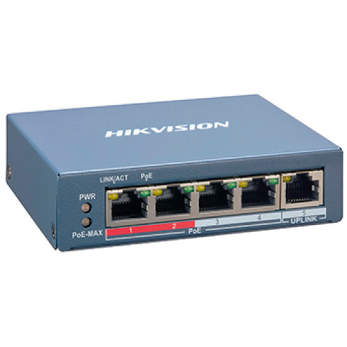 ds-3e1105p-ei 4-портовий керований poe