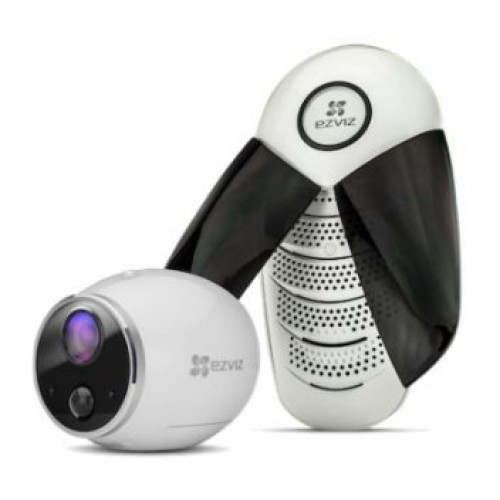 cs-w2s-eup-b1 1mп wi-fi камера на батарейках ezviz з базовою станцією