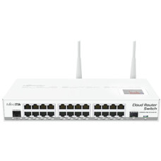 mikrotik crs125-24g-1s-2hnd-in 24-портовий керований cloud комутатор з wi-fi
