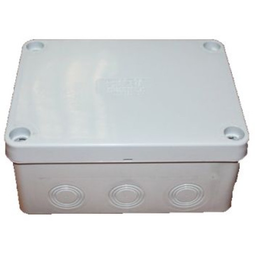 courbi 150x110x70 серая коробка розподільна з кабель-вводами