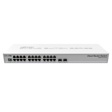 mikrotik crs326-24g-2s+rm l2 комутатор 24 порти керований