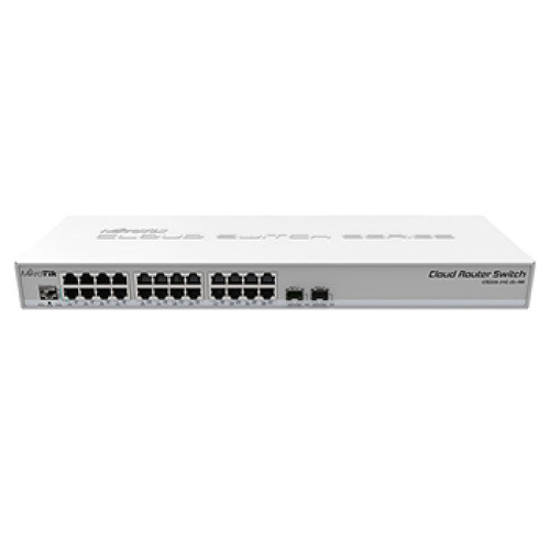 mikrotik crs326-24g-2s+rm l2 комутатор 24 порти керований