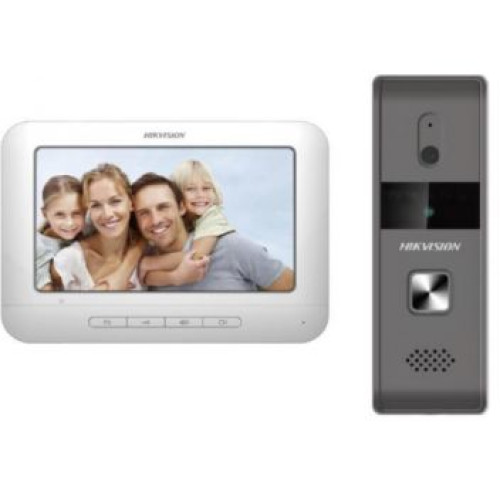 ds-kis203 комплект домофон + виклична панель hikvision