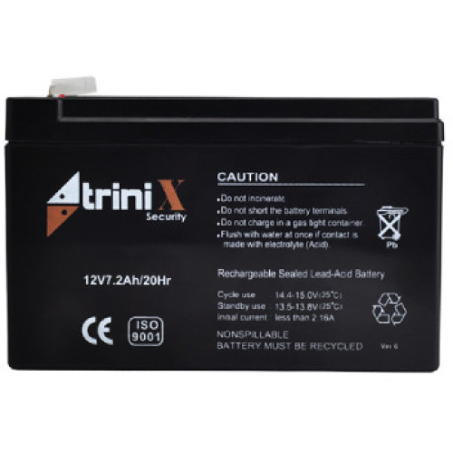 trinix 12v7,2ah/20hr акумуляторна батарея