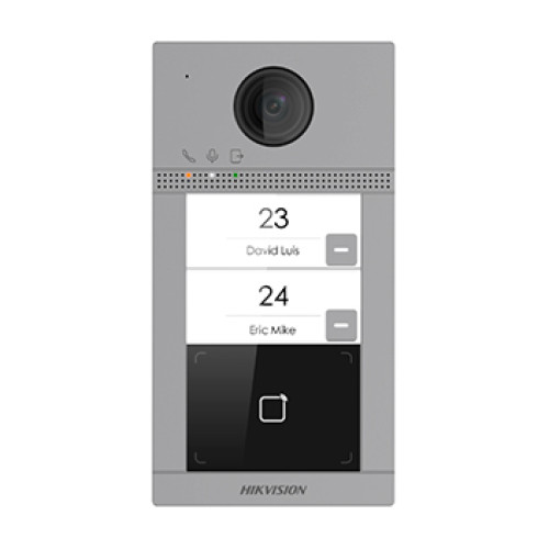 ds-kv8213-wme1(b) 2 мп ip виклична панель на 2 абонента c іч підсвічуванням і wi-fi