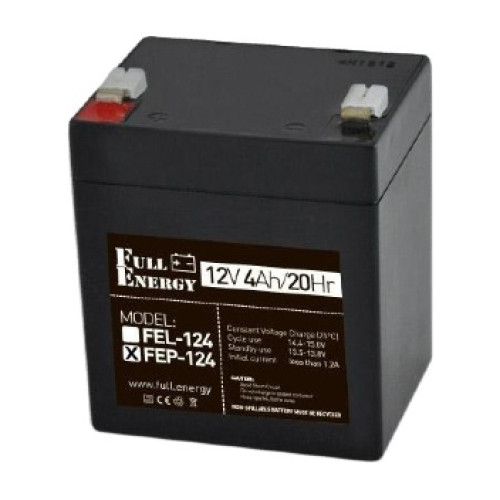 full energy fep-124 4а•г 12в свинцево-кислотна акумуляторна батарея