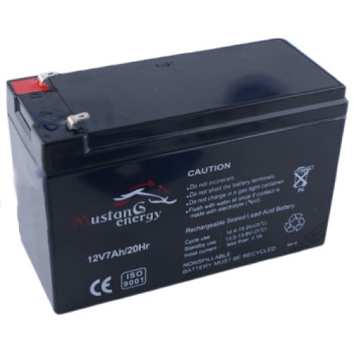 mustang energy 12v7,2ah/20hr акумуляторна батарея