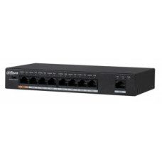 dahua dh-pfs3009-8et1gt-96 poe комутатор 8 портів некерований