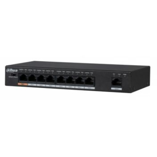dahua dh-pfs3009-8et1gt-96 poe комутатор 8 портів некерований