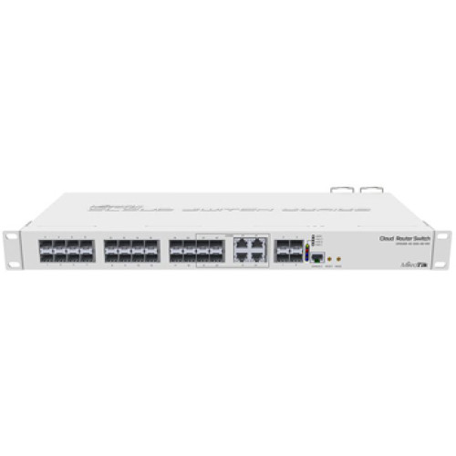 mikrotik crs328-4c-20s-4s+rm sfp layer 3 комутатор 24 порти керований