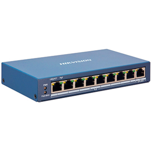 ds-3e1309p-ei 8-портовый керований poe комутатор hikvision