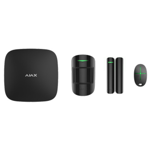 ajax starterkit plus (чёрный) комплект охоронної сигналізації
