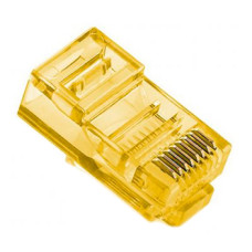 rj-45 конектор merlion rj-45 (упаковка 100 шт) для utp