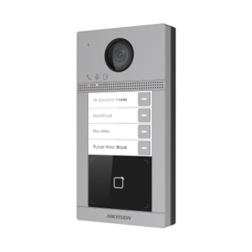 ds-kv8413-wme1 2 мп ip виклична панель на 4 абонента c ік підсвічуванням і wi-fi
