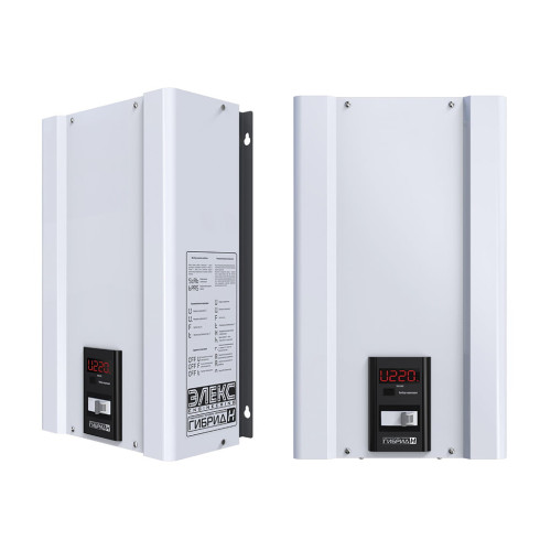 Стабілізатор напруги однофазний побутовий Гібрид У 9-1/63 v2.0