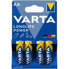 AA VARTA HIGH ENERGY/LONGLIFE POWER BLI 4 ALKALINE