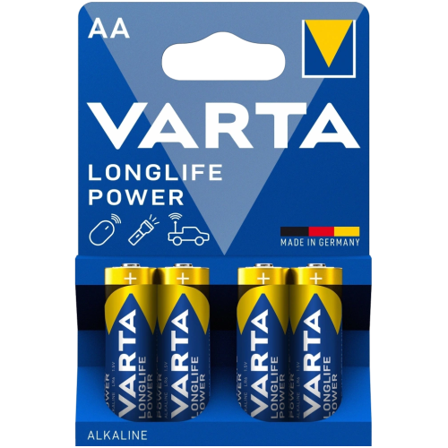 AA VARTA HIGH ENERGY/LONGLIFE POWER BLI 4 ALKALINE