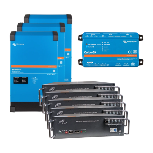 VictronEnergy MultiPlus-II + Ritar R-LFP51.2V100AH