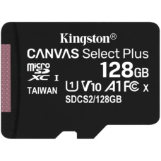 Kingston microSD 128GB C10 UHS-I R100MB/s + SD