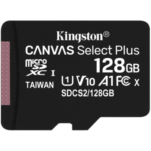Kingston microSD 128GB C10 UHS-I R100MB/s + SD