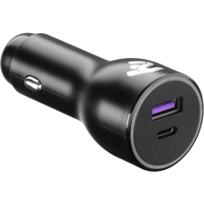 2E Dual USB Car Charger 38W USB-C Black (2E-ACR18PDQC-B)