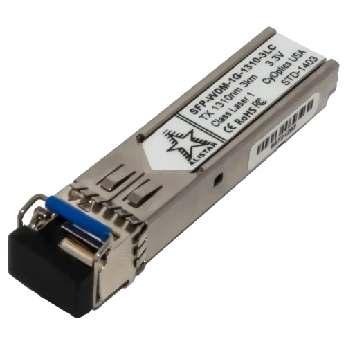 ALISTAR SFP-1G-BX-U-L03 SFP 1G 1SM WDM LC 3KM TX1310/RX1550nm DDM
