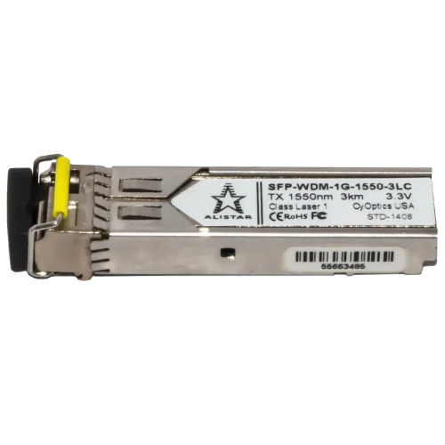 ALISTAR SFP-1G-BX-D-L03 SFP 1G 1SM WDM LC 3KM TX1550/RX1310nm DDM