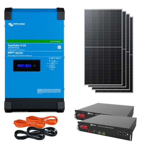 VictronEnergy + Dyness 2.4кВт 4.8кВт•ч СП 2,3кВт на солнечных батареях