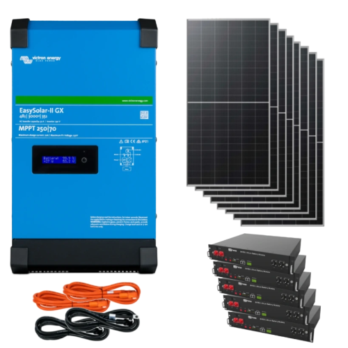 VictronEnergy + Dyness 4кВт 12кВт•ч СП 4.6кВт на солнечных батареях
