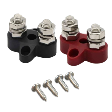 Victron Energy Dual Terminal Stud M8-linked set (1 red/1 black)