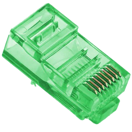 Merlion RJ-45 8P8C UTP Cat-5 Q100 Green