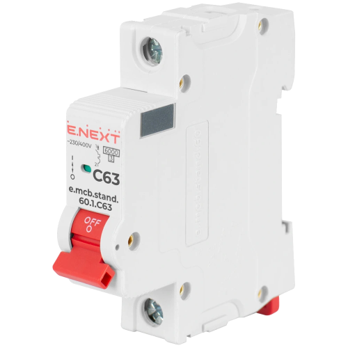 Enext e.mcb.stand.60.1.C63, 1р, 63А, C, 6кА