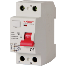Enext e.rccb.stand.2.25.30 2р, 25А, 30mA