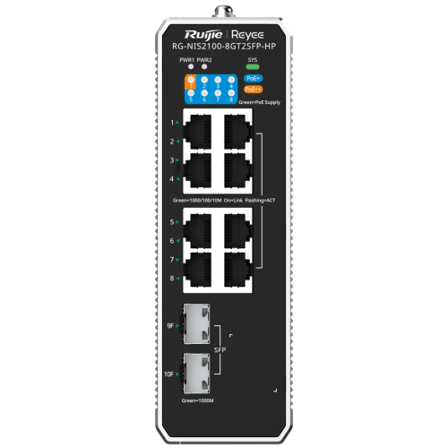 Ruijie Reyee RG-NIS2100-8GT2SFP-HP PoE++