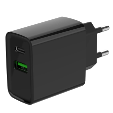 Gembird TA-UC-PDQC20-01-BK (USB Type A + USB Type C)