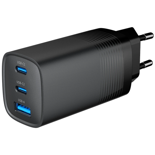 Gembird TA-UC-PDQC65-01-BK (USB Type A + USB Type C)