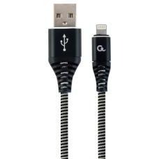 Cablexpert CC-USB2B-AMLM-1M-BW USB A - Lightning 1м