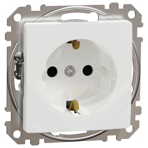 Schneider Electric Sedna Design & Elements SDD111022 з заземлення та шторками