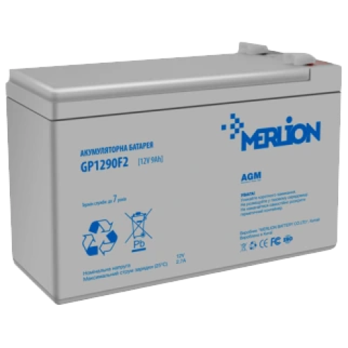 MERLION GP1290F2 AGM 12В 9 А•ч