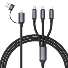 USB A/C-папа/Lightning/Micro/Type-C 1.5 м