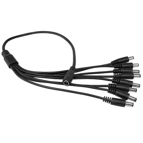 DC-F => 8xDC-M (D 5,5x2,5/1мм) 40см