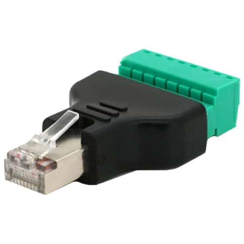 RJ-45(M) (8 контактов) с клеммами под кабель