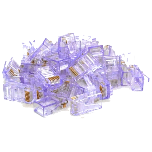 Merlion RJ-45 8P8C UTP Cat-5 (100 шт/уп.) Q100 Violet