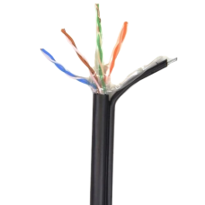 UTP 4*2*0.5-CU PE MP кат.5е (UTP медь наружный с несущей проволокой) бухта 305м