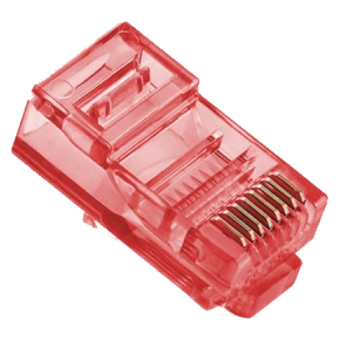 Merlion RJ-45 8P8C UTP Cat-5 (100 шт/уп.) Q100 Red
