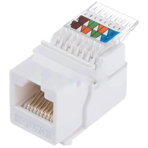 Hager Lumina WL9002 SLIM KeyStone RJ-45 UTP, кат.5е