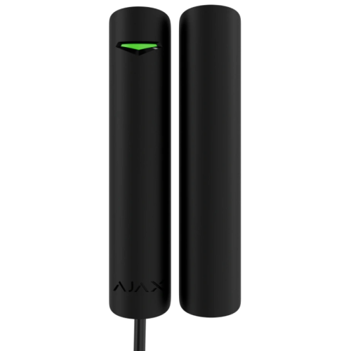 Ajax DoorProtect G3 Fibra ASP black проводной магнитоконтактный открывания, удара и изменения угла наклона
