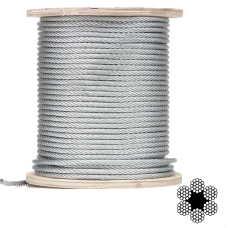 APRO 8мм DIN 3055 (6x7) бухта 100м