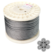 APRO 5 мм DIN 3055 (6х19+1х19) А2 100 м