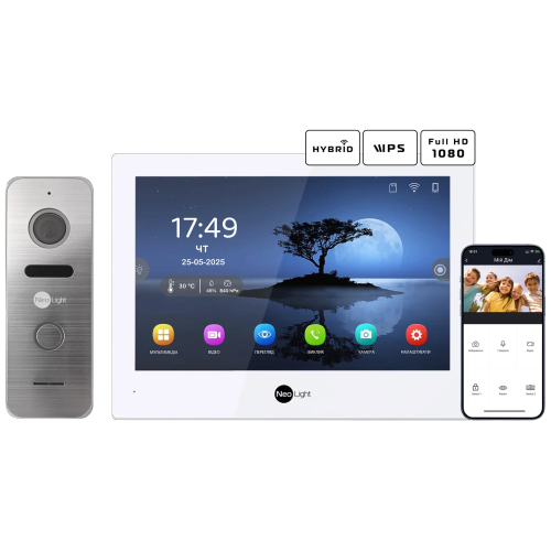 Neolight ALPHA Hybrid + PRIME FHD Silver с уголком